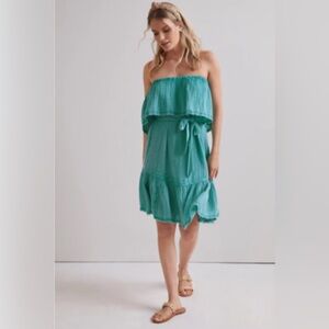 NWT Anthropologie x Daily Practice “Malibu” Off Shoulder Mini Dress - XL